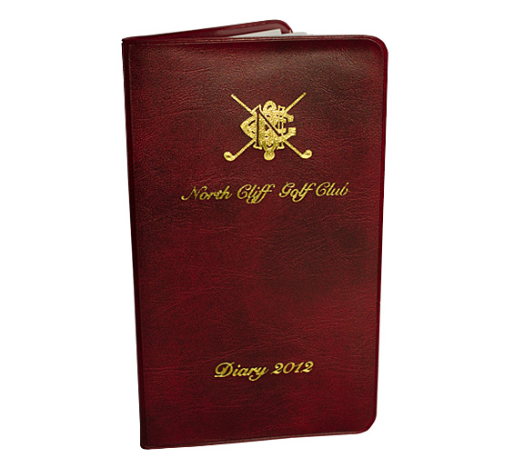 Leatherette covers provide an attractive and durable cover for golf fixture books and golf diaries by K&M Golf