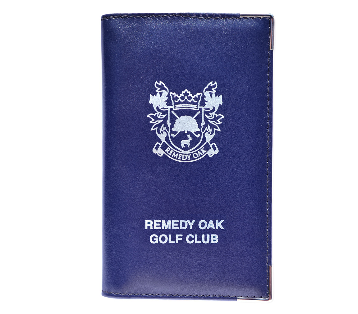 Leather Diary Cover by K&M Golf